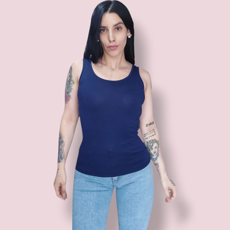 Musculosa Espalda Clásica de Modal - Talles Chicos