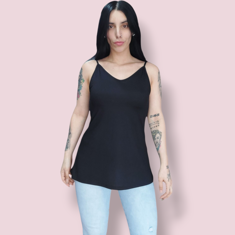Musculosa Acampanada Bretel de Morley - Talle Chico