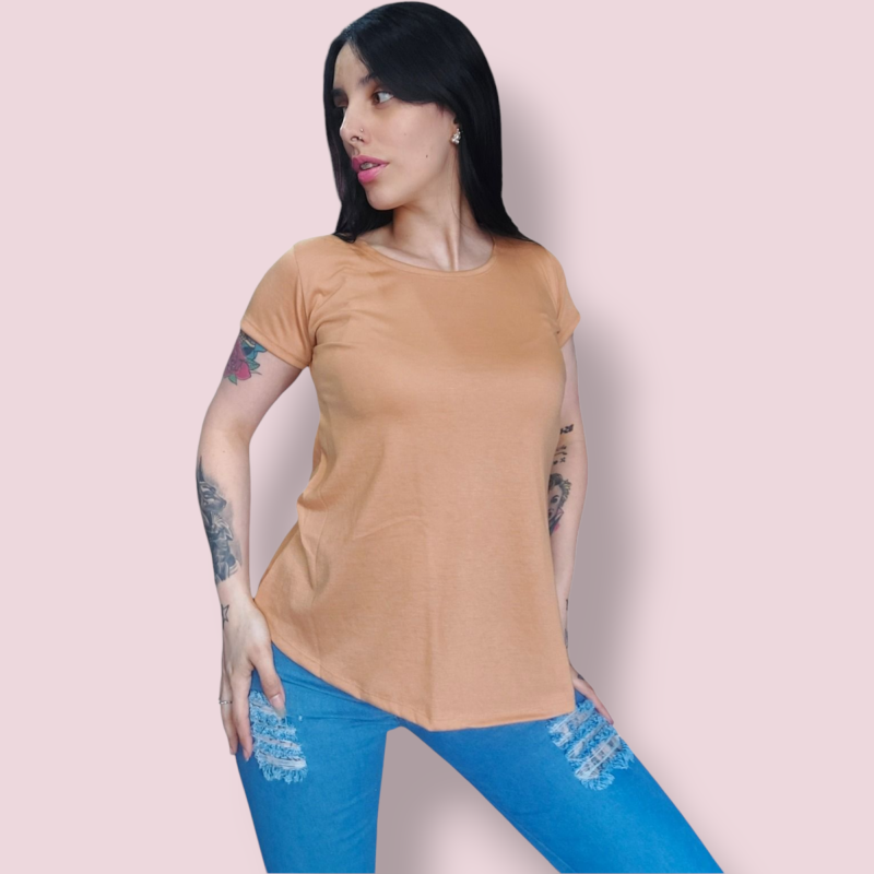 Remera Manga Corta Spun - Talle Chico