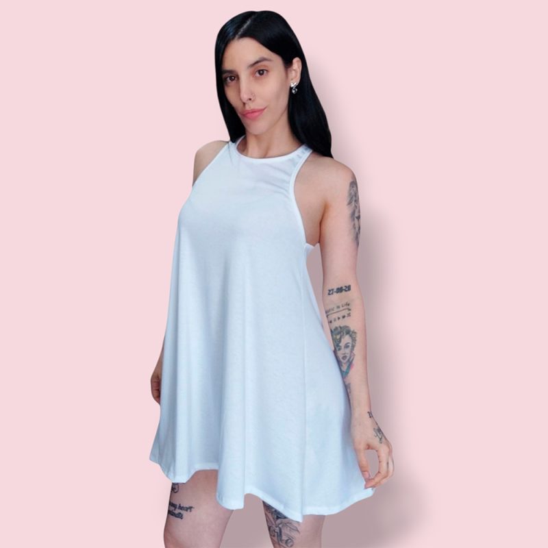 Vestido Musculosa Cavada Modal - Talles Chicos