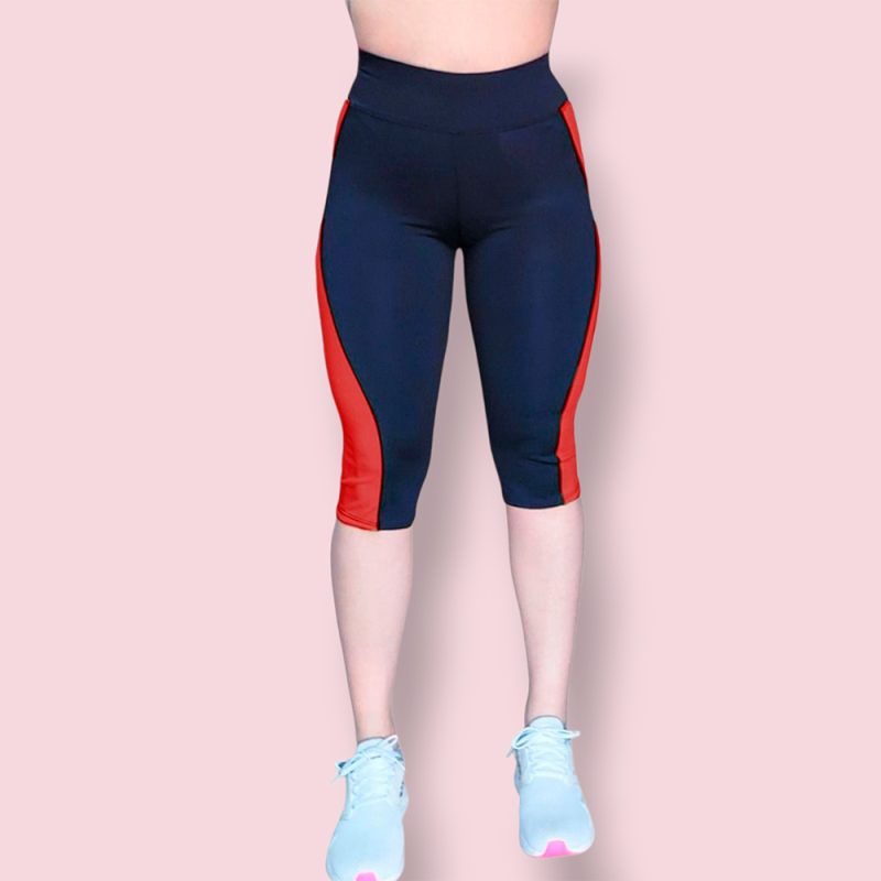 Calza Pescadora Combinada de Lycra Tricot – Talles Grandes