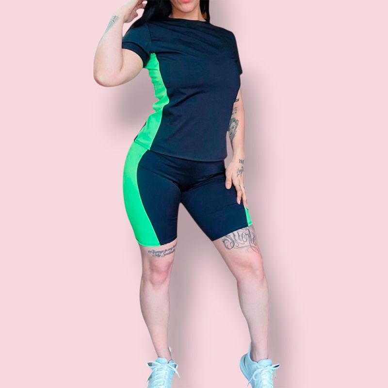 Calza Ciclista Combinada de Lycra Tricot – Talles Grandes