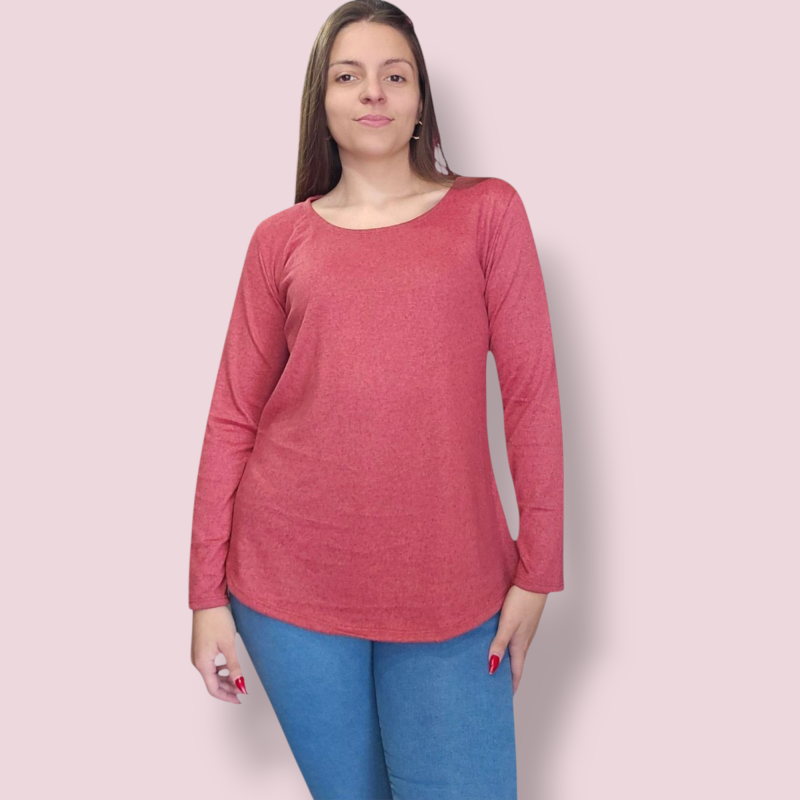 Remera Lanilla Lisa - Talle Grande