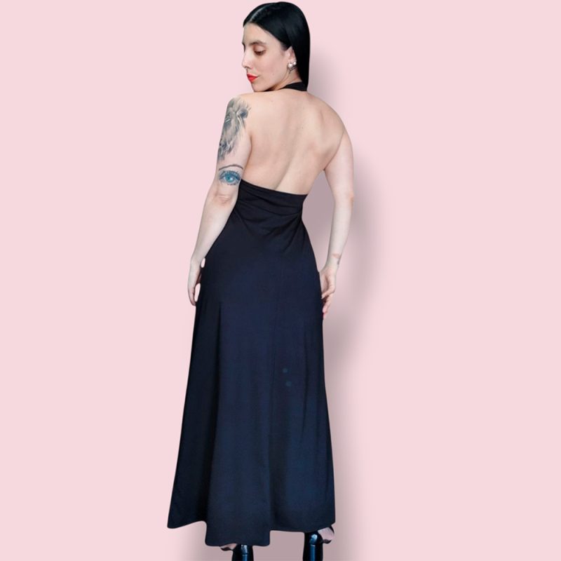 Vestido Infinito espalda descubierta de Modal - Talles Chicos