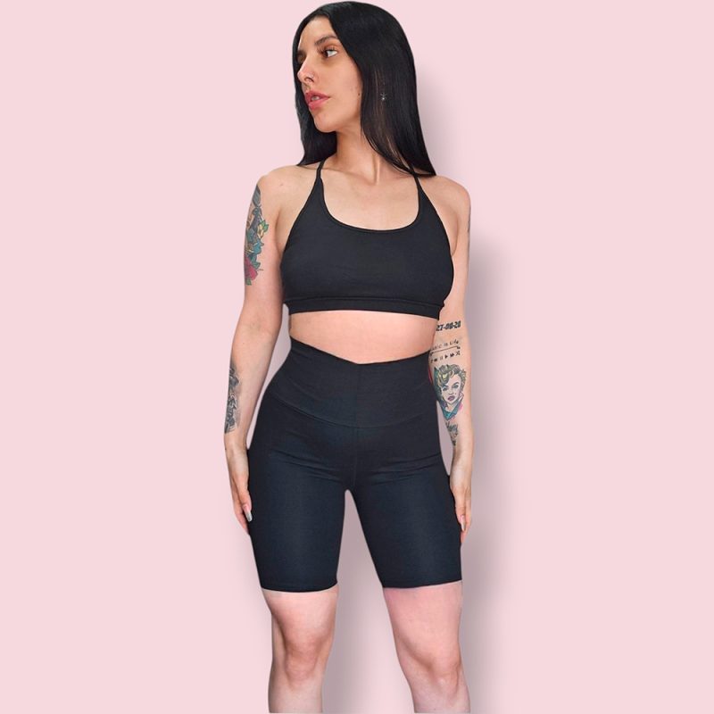 Calza Ciclista con Faja de Algodon con Lycra - Talle Chico