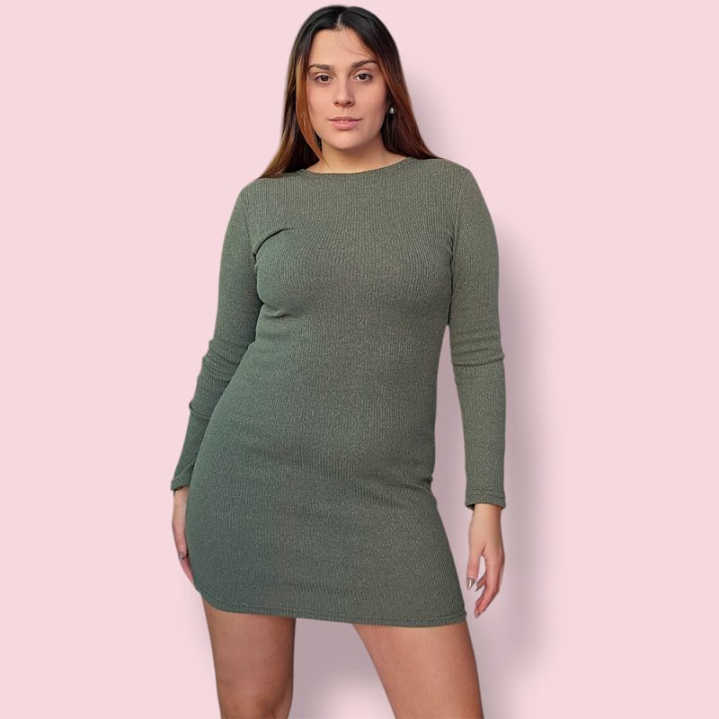 Vestido Maria Morley Lanilla Angora - Talle Grande