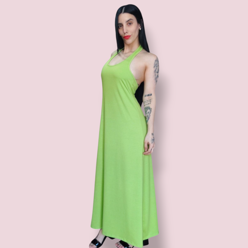 Vestido Infinito Espalda Descubierta Modal - Talle Chico