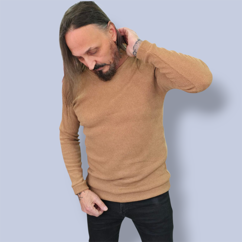 Sweter Buzo con Puño - Talles Grandes